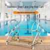 304 Stainless Steel Pool Lane Line Storage Cart