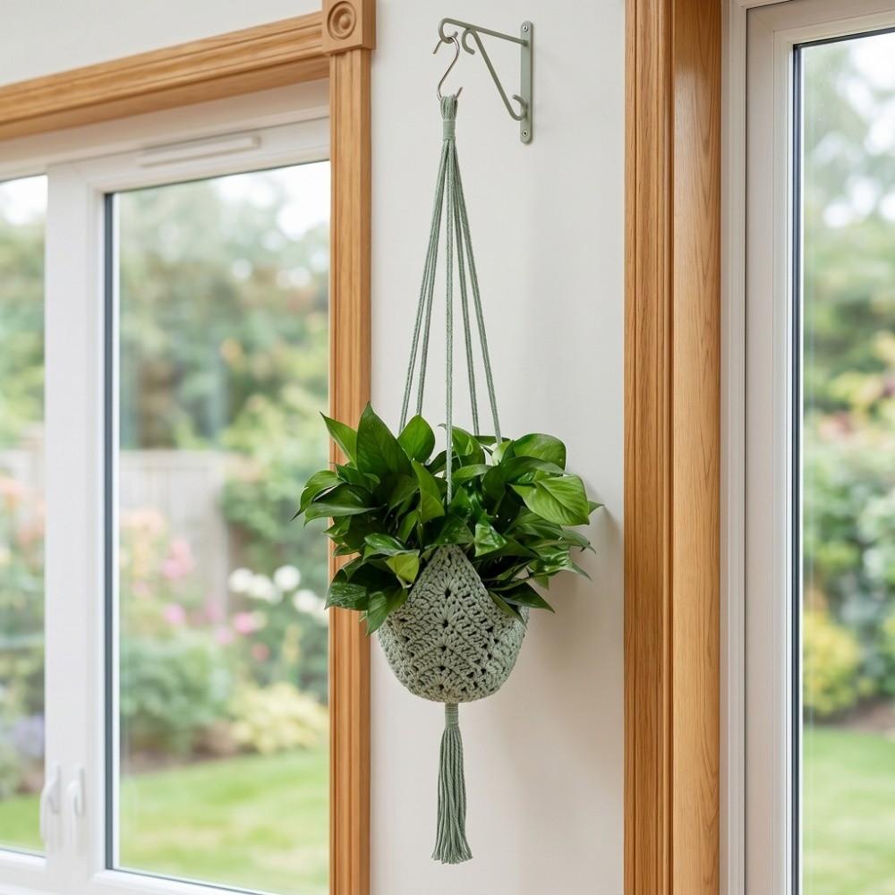Sturdy Macrame Plant Hanger Handmade Flower Pot Hanging Planter Hanging Basket Indoor Outdoor