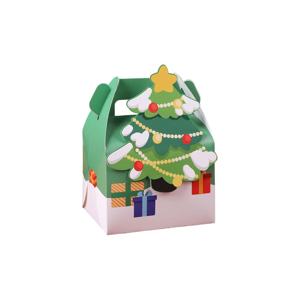 Christmas Cartoon Hand-held Gift Box, Christmas Eve Packaging Box