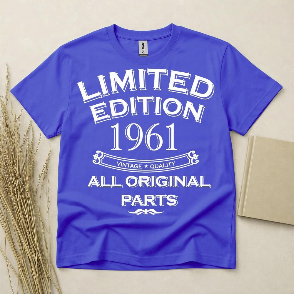 65th Birthday Tshirt Born In 1961 65 Years Old Gifts Vintage Limited Edition Tee