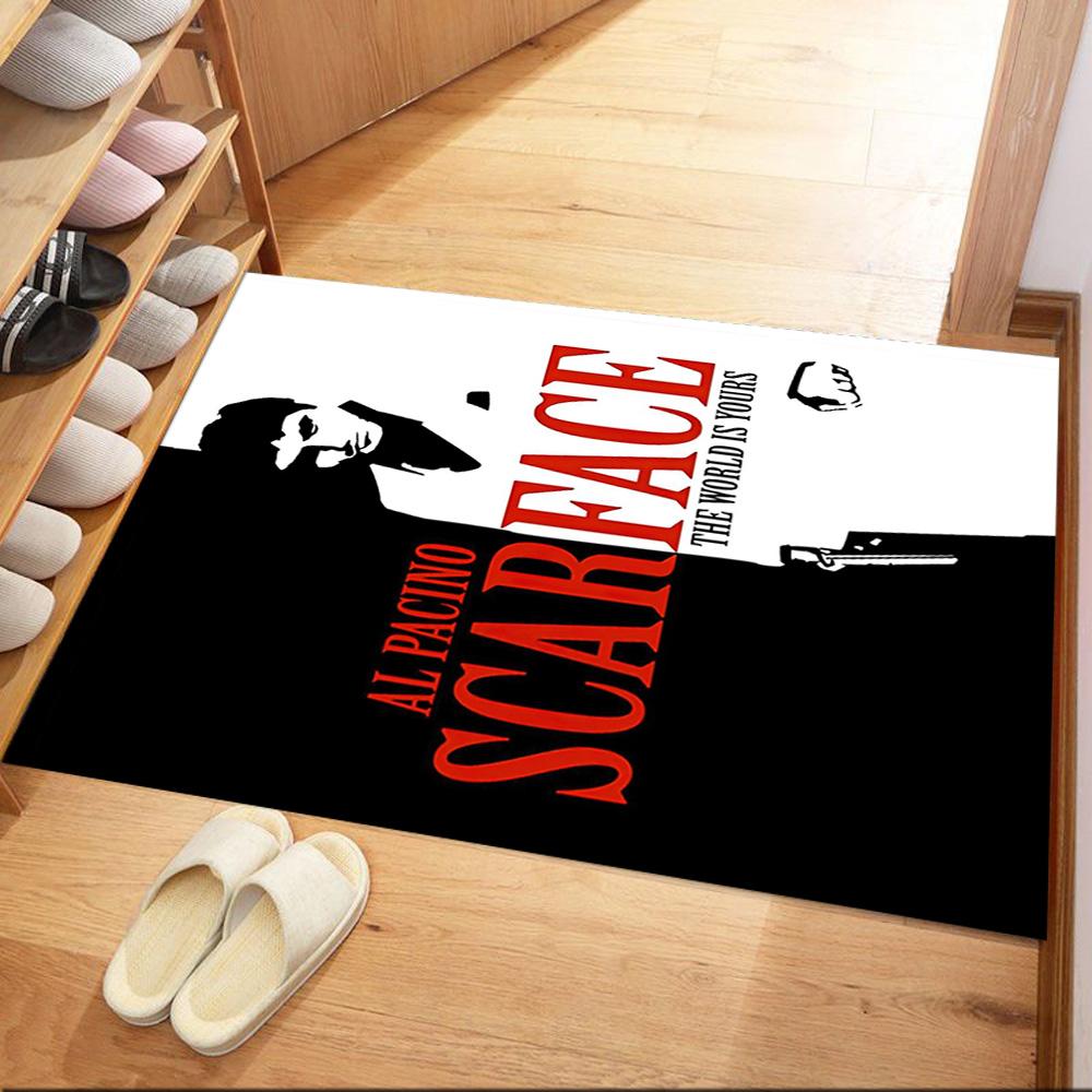 Scarface Style Square rugs are a great choice for living rooms, bedrooms, home décor, and as gifts.