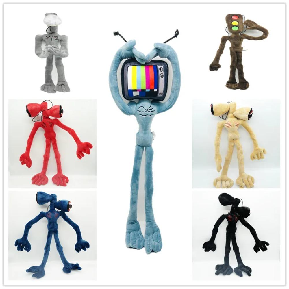 30-55 см Плюшевая игрушка Сиреноголовый Белый Черный Сиреноголовый Набивная кукла Фигурки персонажей Хоррора Peluches Игрушки для детей Подарок на день рождения