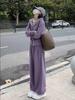 2024 Autumn Women's Casual Korean Two-Piece Suit: Zipper Sweater + Wide-Leg Pants