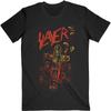 Мужская футболка Slayer Кроваво-красная Приталенная XLarge Черная