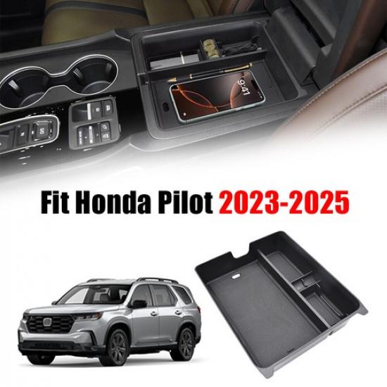 Armrest Storage Box Fit For Honda Pilot 2024 2025 Center Console Organizer