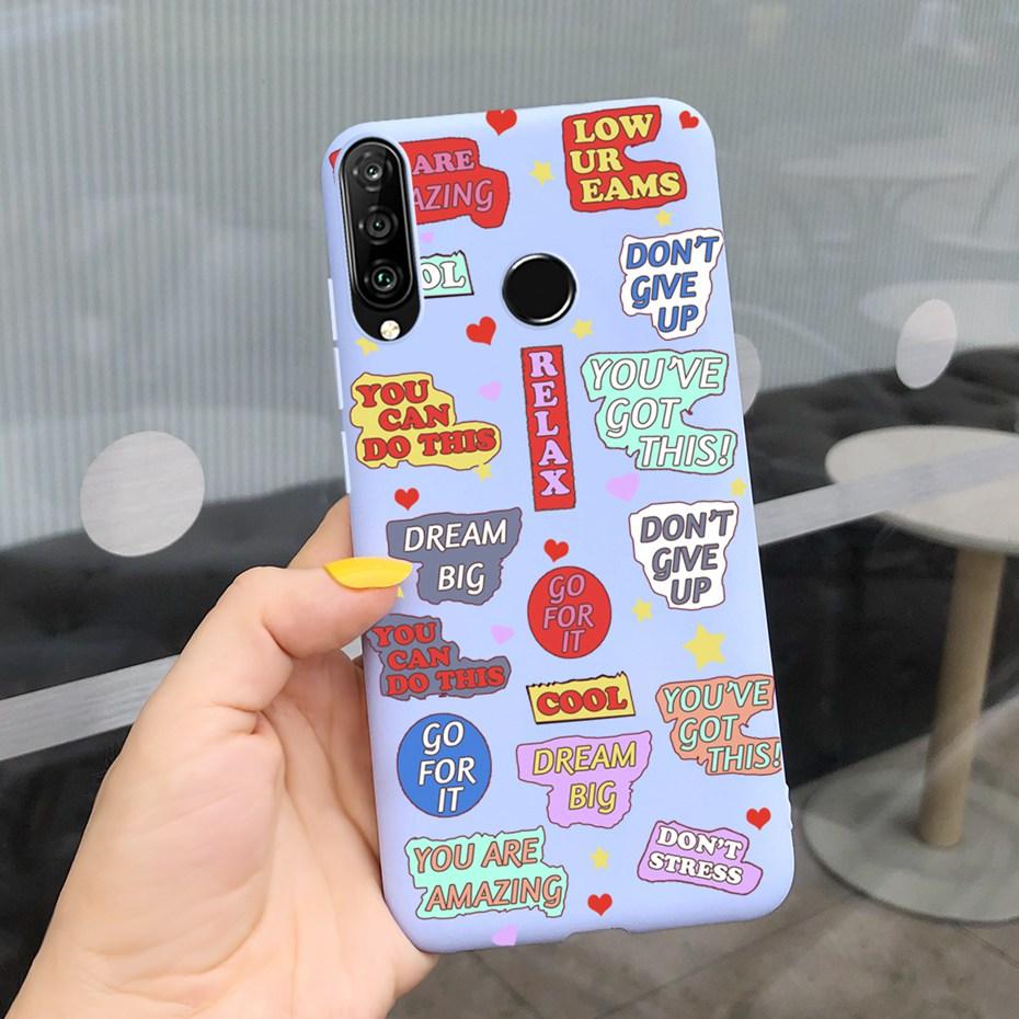 Flower Phone Cases For Huawei P30 Lite Pro Case Cover On Fundas Huawei P30 P30lite P 30 lite pro P30pro Cute Soft Silicone Cases