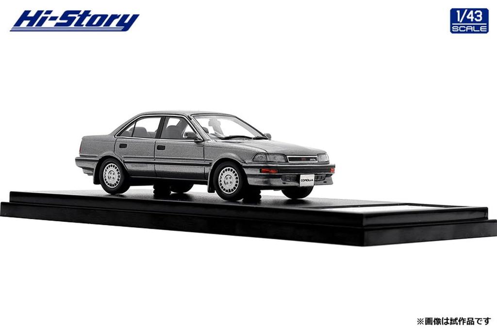 Hi Story Toyota Corolla Sedan GT Серый металлик Готовый продукт 1/43 (1987)