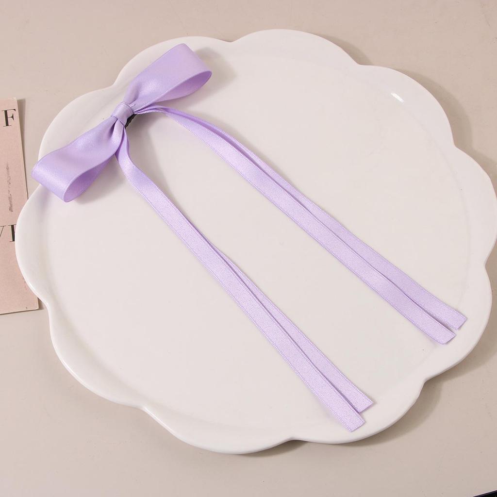 Заколка-уточка с бантом в балетном стиле 4 см: Дофаминовый Сладкий Плетеный Аксессуар для Волос