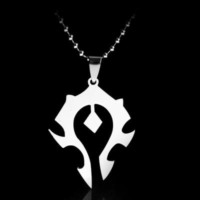 Wow World of Warcraft Орда символ кулон ожерелье колье ожерелье для мужчин женщин ювелирные изделия подарок