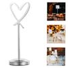1Pc Dining Table Card Wedding Celebration Wedding Number Folder European Style Heart Shaped Practical Business Card Holder