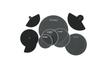 Drum Pad Set for Drum Sets (10", 12", 14", 16", and 22"), Includes BD, HI-HAT, and CYMx2 (SPP522KC)