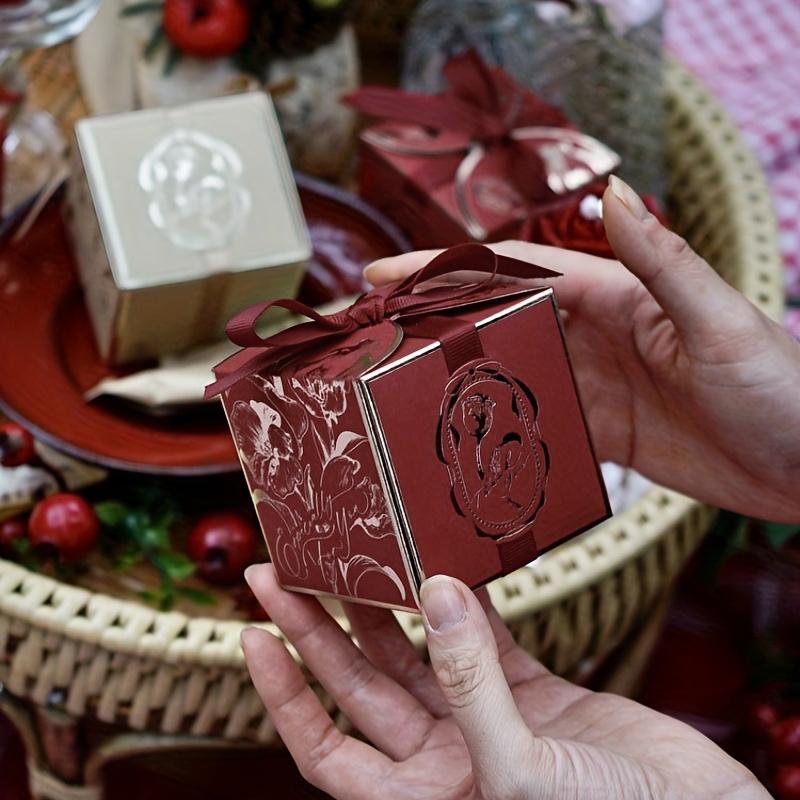 5 шт. Свадебная лента-бантик, креативная упаковка, подарочная бумага, печенье, конфеты, коробки, сахарницы, праздничные принадлежности