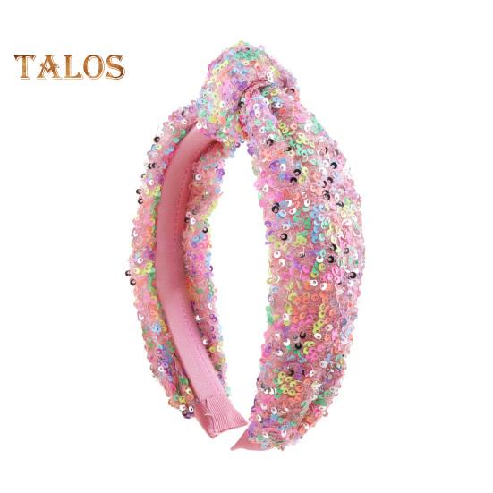 Обруч для волос для девочек, нарядная сверкающая радужная повязка на голову, аксессуары для волос, повязка на голову для девочки на день рождения, подарок