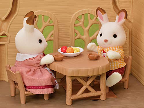 Sylvanian Families Дом для семейной поездки [Лесной захватывающий бревенчатый дом] CO-62 Игрушка, сертифицированная ST, Кукольный домик для детей от 3 лет и старше, Sylvanian Families, Epoch