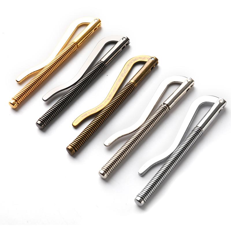 1 шт., металлический двойной зажим для денег, барный кошелек, сменные детали, пружинный зажим, держатель для денег