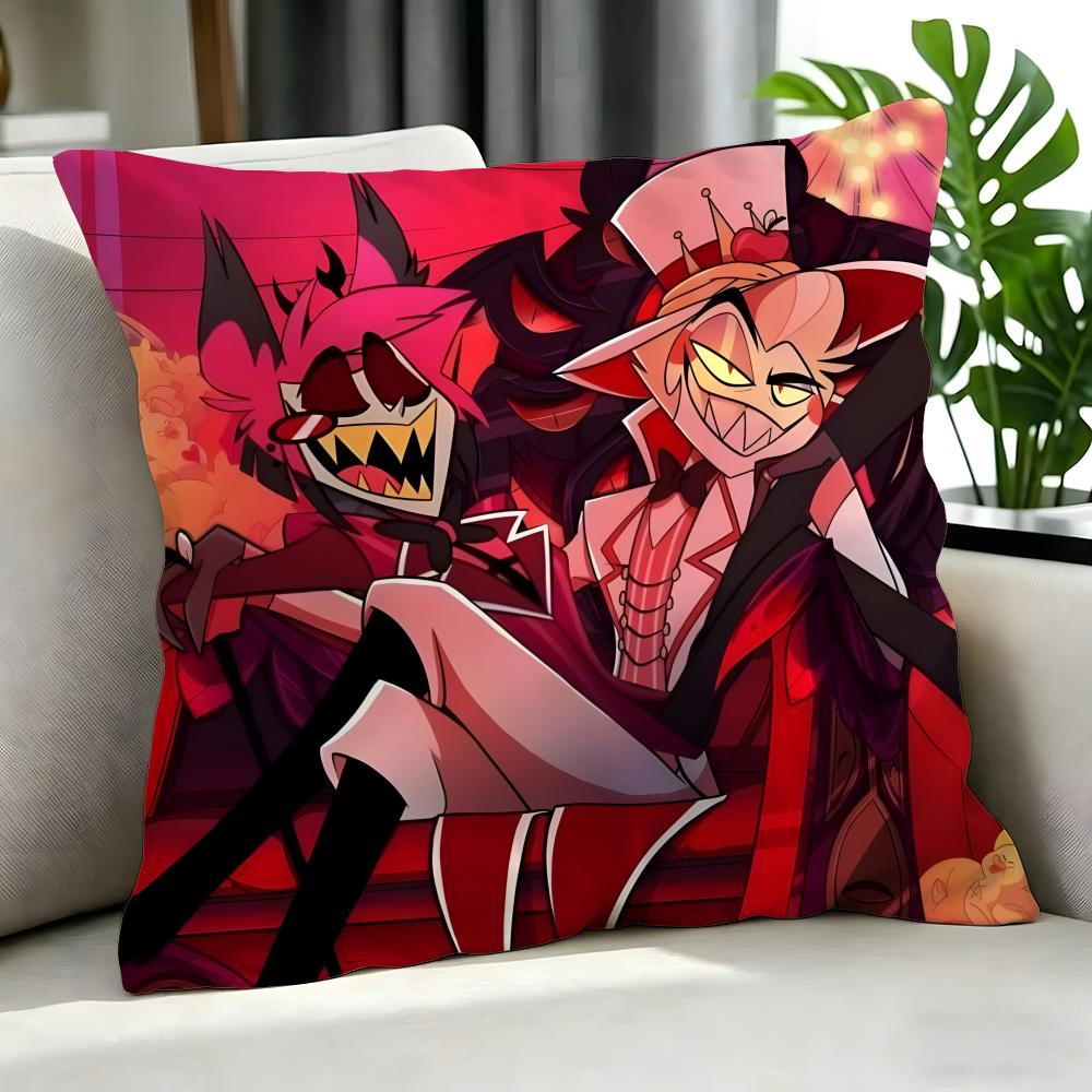 Мультфильм Hazbin Hotel Наволочка Набор Наволочек 4 шт 50x50 45x45 40x40 Наволочка Декоративная Диван Домашний Декор