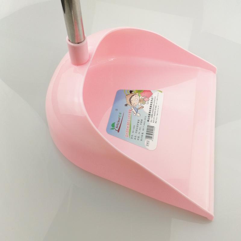 Совок для мусора из нержавеющей стали с ветрозащитным пластиковым дизайном для уборки дома