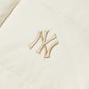 New MLB New York Yankees Down Jackets Women's Ivory White 3FDJW0216-50IVS