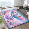 Rainbow Unicorn Carpet for Girls Bedroom Living Room Decor Sofa Rug Children's Playroom Play Mat Gifts for Girls Christmas Gift