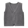 Shangdubila Women's Fall Short V-Neck Layered Vest