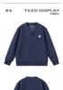 Hello Hipanda, 450g solid color heavyweight cotton and plush thick V-neck cardigan jacket