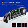 Высокоточный лазерный инфракрасный перекрестный уровень с многофункциональной рулеткой