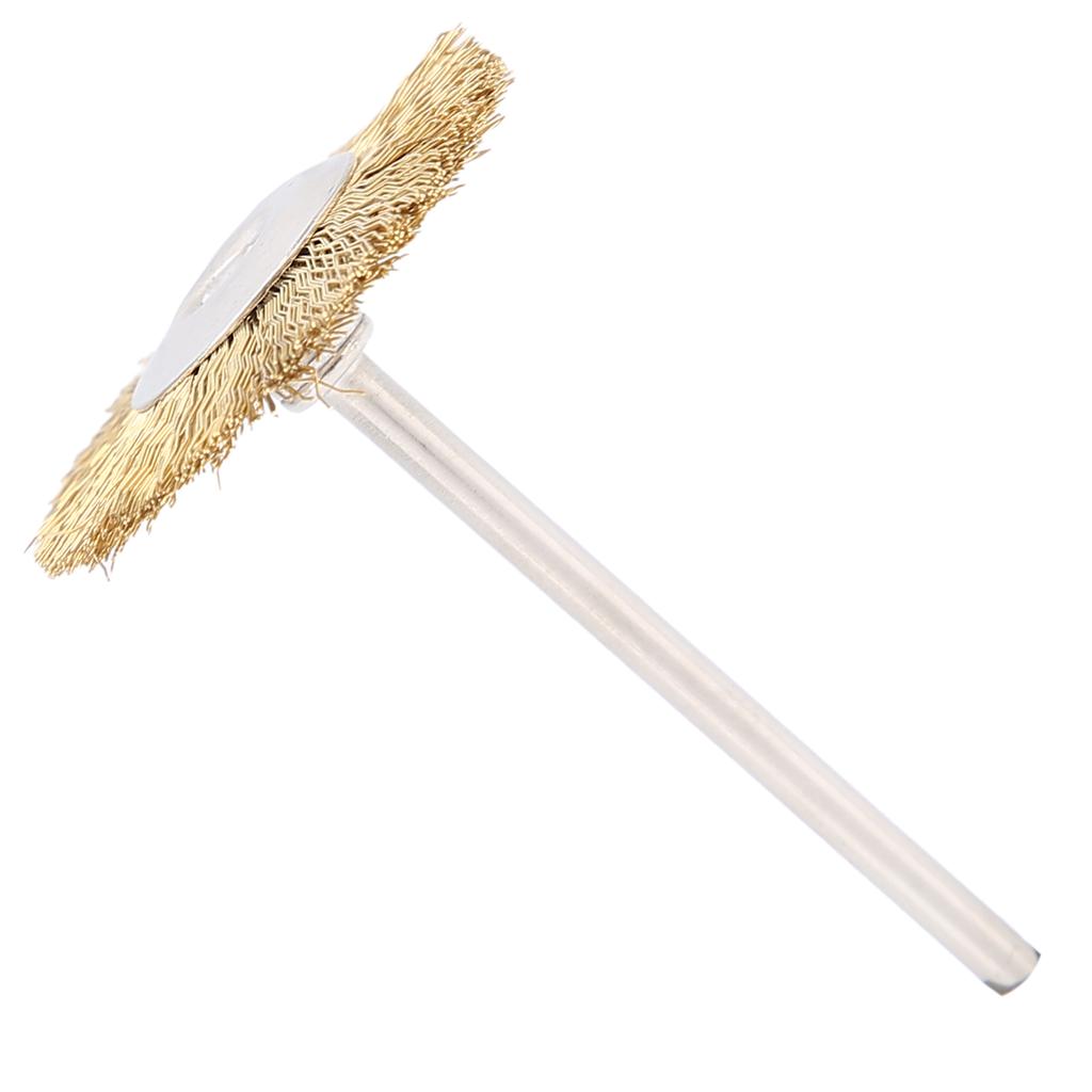 Т-образная щетка для чистки насадок для маникюрного аппарата, латунная проволока, чистящая щетка для шлифовальных головок, инструмент для маникюра