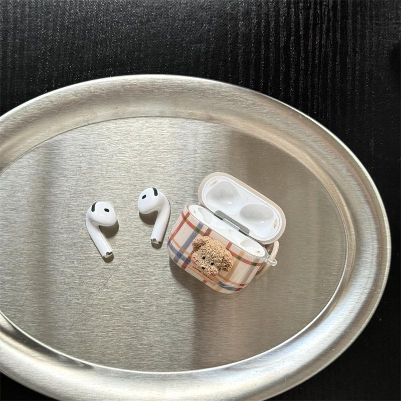 Осенне-зимний защитный чехол в контрастную полоску для AirPods Pro 1-го поколения для беспроводной Bluetooth-гарнитуры Apple 1-го поколения