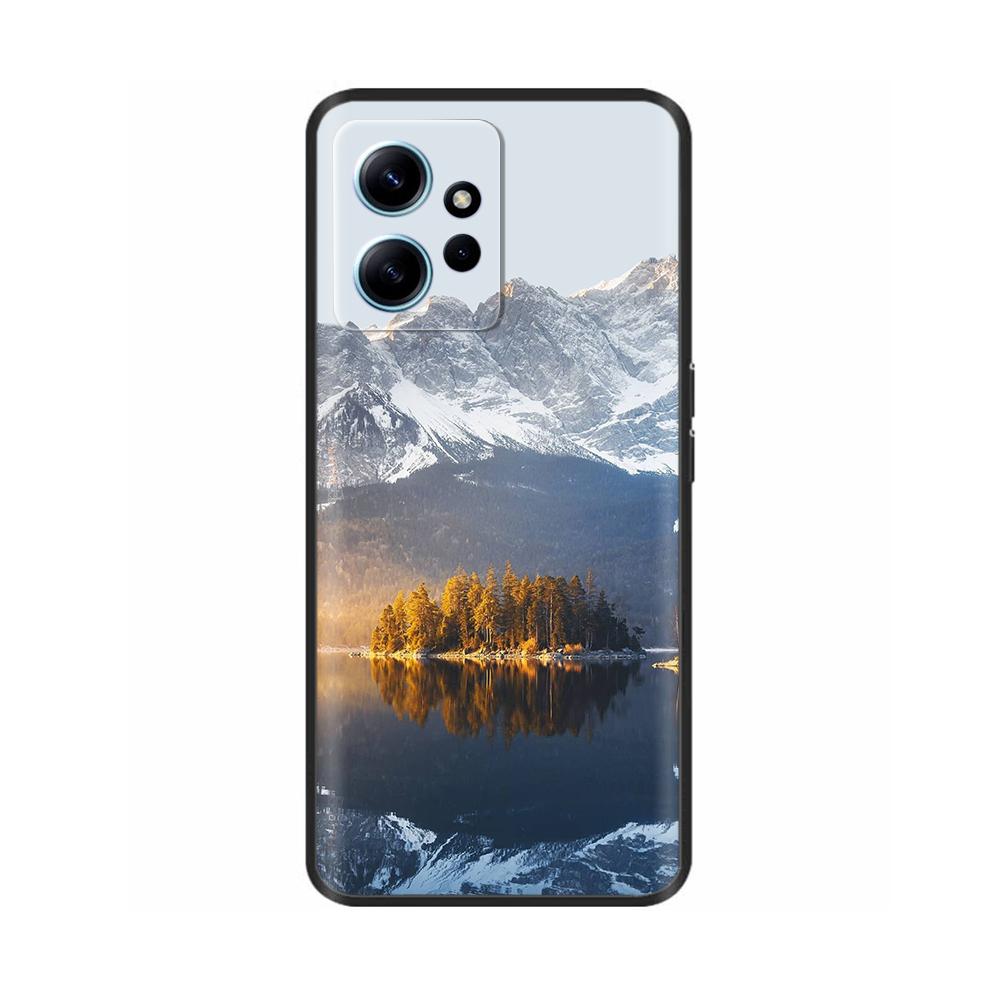 Для Xiaomi Redmi Note 12 4G Чехол Милый Расписной Цветок Задняя Крышка Полная Защита Мягкий ТПУ Кок Для Redmi Note 12 4G Чехлы для Телефона