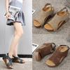 Hot-selling List Large Size Wedge Heel Women's Sandals New Fish Mouth Sandals Women