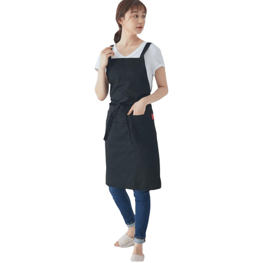 Hanging Neck Household Waterproof Apron Cotton Kitchen Apron Japanese-style Apron Restaurant