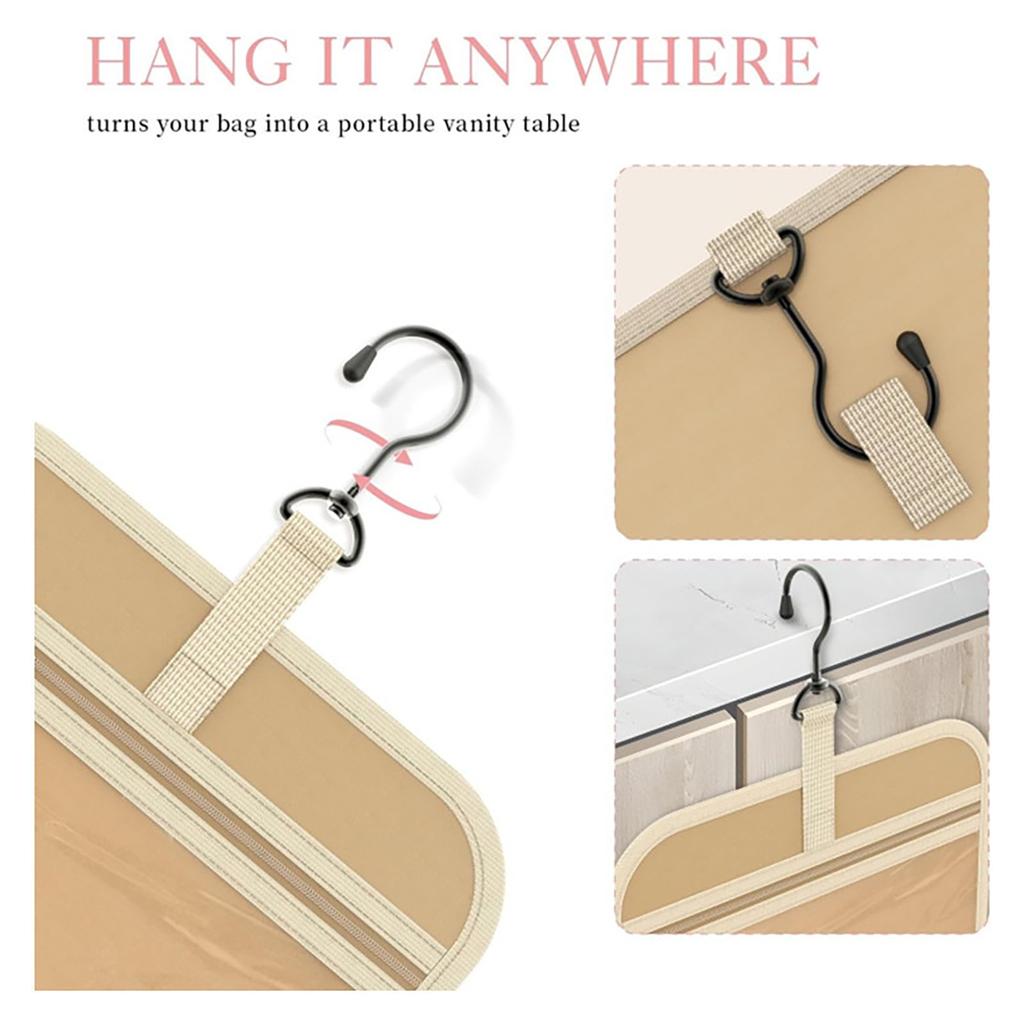 Travel Toiletry Bag With Hook Portable Cosmetic Bag Travel Ladies Toiletry Bag Handbag