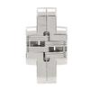 2pcs Practical Concealed Hinge Easy-Install Cross Hinge Durable Hidden Hinge  Furniture Hardware