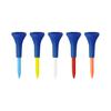 5Pcs Golf Tees Unbreakable Plastic Golf Tees Bulk with Wide Soft Rubber Cap Reduces Friction