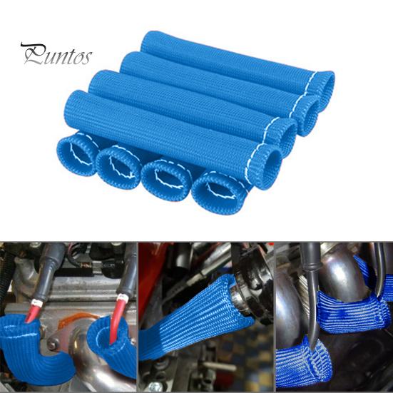 8Pcs Professional Fine Workmanship Thickened Spark Plug Protector Spark Plug Thermal Protection Insulator Sleeve Automotive Accessories