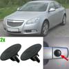 2Pcs New For Opel Insignia Hatchback 2008- 2017 Car Door Handle Lock KeyHole Cap Plug Trim Clip Dustproof Plastics Black