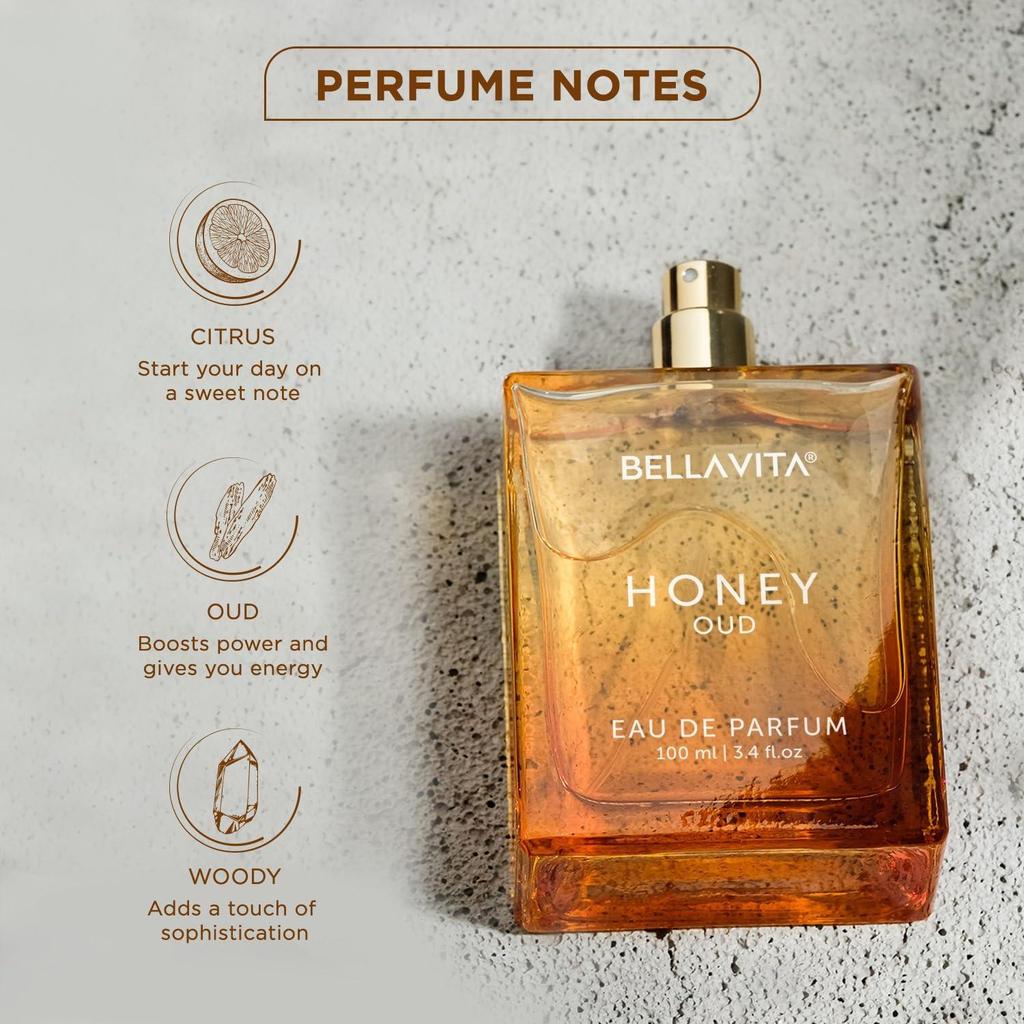 Bella Vita Роскошный Медовый Уд Стойкие Духи для Мужчины и Женщины | EDP 100мл