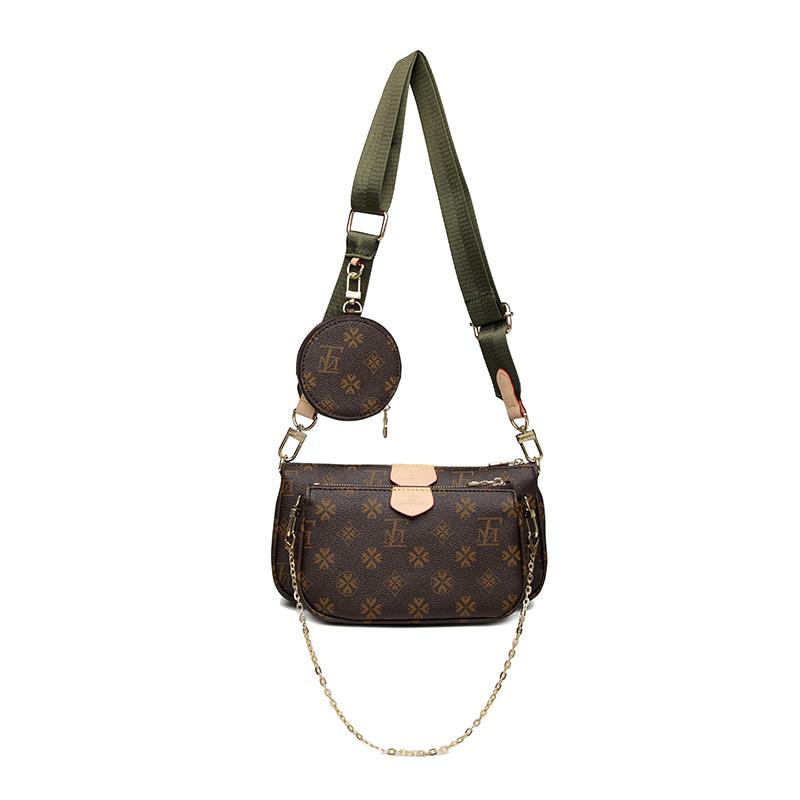 LFM Коричневые сумки через плечо для женщин, сумка через плечо с несколькими карманами, женские кошельки, женская сумка, тренд 2023 года