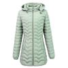 Winter Coat Women  Fashion Middle Age Mother Slim Down Cotton Hooded Jacket Plus Size Casual Solid Warm Thick Outwear Parka