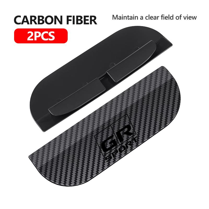 ZYU3 Snap-on Car Rearview Mirror Rain Cap Rain Shield Sun Shade Vision Protector For Toyota GR MN Camry Prius Auris Crown Yaris