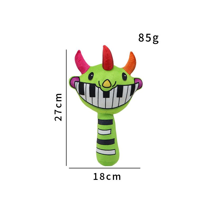 Игра Sprunki Doey Pianosaurus Plush Anime Nightmare Critters Plushie Мягкая мягкая игрушка-подушка для животных Кукла Декор Игрушка для детей Подарок