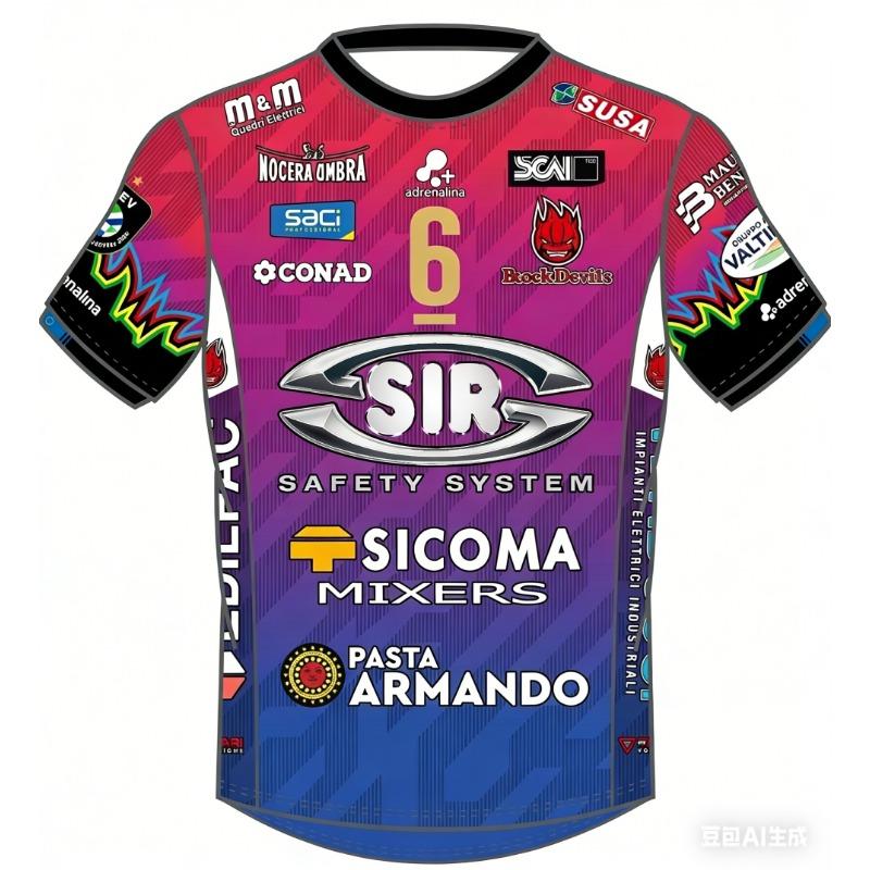 2026 Новый Мужской Sir Susa Scai Perugia 14 Yuki Ishikawa Волейбольная Майка Футболка с Коротким Рукавом Командная Форма Тренировочные Топы