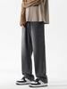 Dingfengbaoluo Men's High Street Loose Straight Wide-Leg Pants
