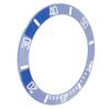40mm Diameter Watch Bezel Insert Ring Clear Scale Luminous Ceramic Replacement Bezel Insert White