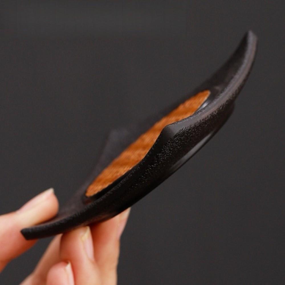 6pcs Anti-scalding Rattan Tea Coaster Set Elegant Chinese Style Heat Insulation Mat Lightweight Vintage Tea Cup Holder