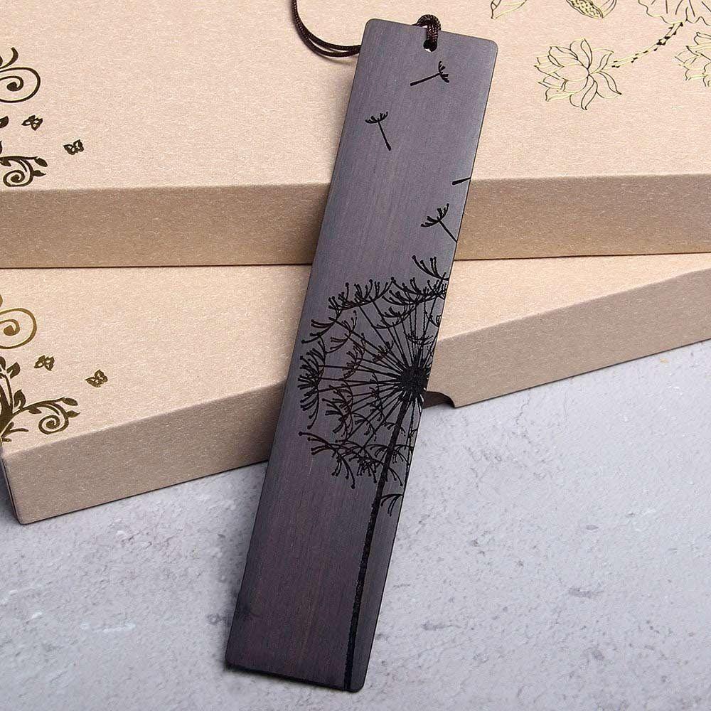 Sandalwood Wooden Book Mark Carving Pagination Mark High Quality Reading Tools  Gift