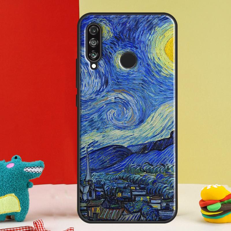 Звездная ночь Ван Гога Для Huawei Nova Y91 Y90 Y60 Y70 Y72 Y61 9 10 SE 12i 12s 11i 5T P60 Pro P20 P30 P40 Lite Чехол