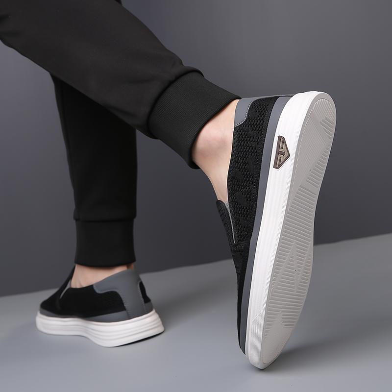 Легкие универсальные кроссовки, дизайнерские мокасины с вырезами, универсальные туфли для ходьбы, мокасины, повседневная мужская кожаная обувь