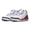 Детские кроссовки Air Jordan 3 Retro GS Fire Red 2022 White Cement-Grey Black DM0967-160