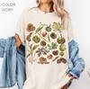 Chestnut Shirt Comfort Colors®, Autumn Botanical Shirt, Woodland Nature Graphic Shirt, Cottagecore Shirt, Forestcore Acorn & Leaves Fall Tee